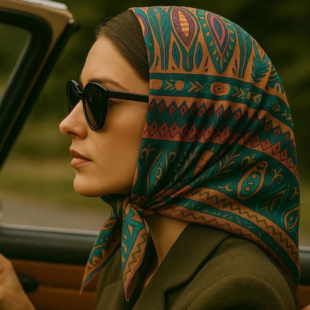Ethnic Patterned Scarf